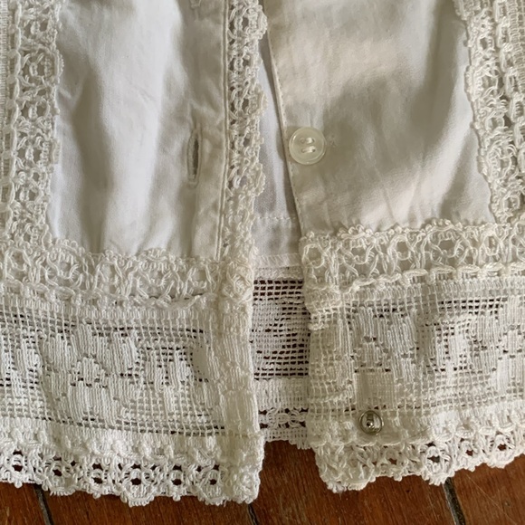 Lace & 100% Cotton Long Sleeve, Cottage Core - Picture 7 of 13